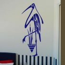Heron Shore Stork Beach Bird Vinyl Wall Sticker Decal Heron Shore Stork Beach Bird Vinyl Wall Sticker Decal