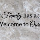 Every Family has a Story Vinyl Wall Quote Sticker Decal 5"h x 22"w