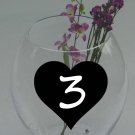 Heart Chalkboard Vinyl Label Sticker Decals 4"h x 4"w ea. (Quantity 12) Heart Chalkboard Vinyl Label Sticker Decals 4"h x 4"w ea. (Quantity 12)