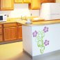 Hibiscus 2 ft Scroll Room Design Vinyl Wall Sticker