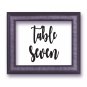 Wedding Table Numbers one to twenty Centerpiece Vinyl Sticker Decals 5"w (b)