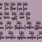 Wedding Table Numbers one to twenty Centerpiece Vinyl Sticker Decals 5"w (b)