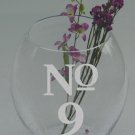Wedding Table Numbers 1-20 Frosted Etched Vinyl Sticker Decals 3.5"h x 2.5"w ea.