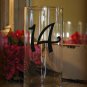 Wedding Table Numbers 1-25 Centerpiece Vinyl Sticker Decals (4"h Numbers) (e)