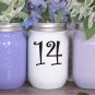 Wedding Table Numbers 1-25 Centerpiece Vinyl Sticker Decals (4"h Numbers) (b)
