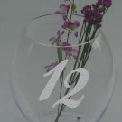 Wedding Table Numbers 1-15 Frosted Etched Glass Vinyl Sticker Decals 3"h (b) Wedding Table Numbers 1-15 Frosted Etched Glass Vinyl Sticker Decals 3"h (b)