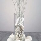 Wedding Table Numbers 1-15 Frosted Etched Glass Vinyl Sticker Decals 3"h