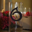 Wedding Table Numbers 1-15 Centerpiece Vinyl Sticker Decals (4"h Numbers) (a)