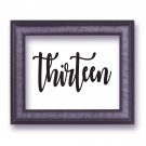 Wedding Table Numbers one to fifteen Centerpiece Vinyl Sticker Decals 5"w