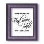 Find your Table Script Wedding Escort Sign Vinyl Sticker Decal 7"h x 8"w