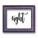 Wedding Table Numbers one to ten Centerpiece Vinyl Sticker Decals 5"w
