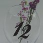 Wedding Table Numbers 1-15 Custom Vinyl Sticker Decals (3"h Numbers) (b)