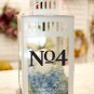 Wedding Table Numbers 1-10 Vinyl Sticker Decals (1"h x 2.75"w Words)