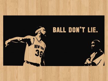 Rasheed Wallace Knicks Basketball Quote Vinyl Wall Sticker Decal 22"h x 43"w