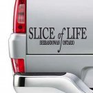 Dexter SLICE OF LIFE Vinyl Sticker Decal Personalized 16"h x 36"w ea (Qty 2) Dexter SLICE OF LIFE Vinyl Sticker Decal Personalized 16"h x 36"w ea (Qty 2)