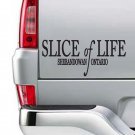 Dexter SLICE OF LIFE Vinyl Sticker Decal Personalized 10.5"h x 24"w ea (Qty 2)
