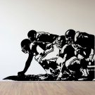 Offensive Linemen Football Vinyl Wall Sticker Decal 39" w x 22" h Offensive Linemen Football Vinyl Wall Sticker Decal 39" w x 22" h