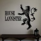 Game of Thrones Sigils House of Lannister Vinyl Wall Sticker Decal 22"h x 28"w Game of Thrones Sigils House of Lannister Vinyl Wall Sticker Decal 22"h x 28"w