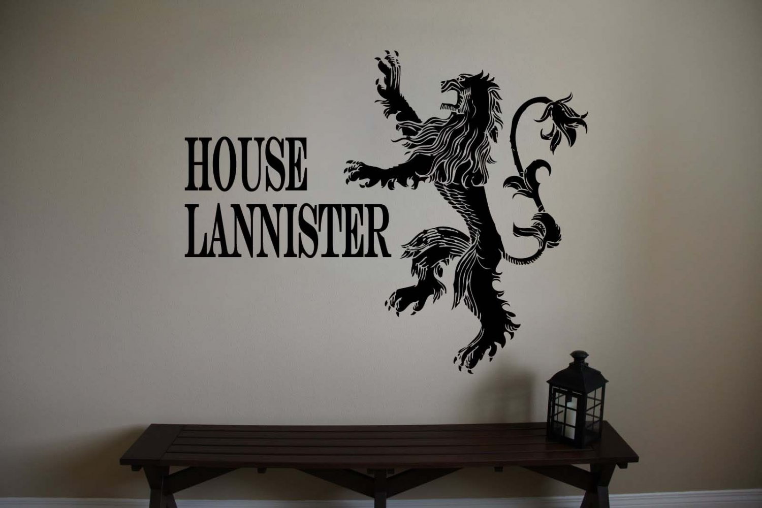 Game of Thrones Sigils House of Lannister Vinyl Wall Sticker Decal 15.5 ...
