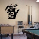 Clay Matthews Flexing Green Bay Packers Football Vinyl Wall Sticker Decal