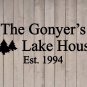 Custom Family Lake House Vinyl Wall Quote Sticker Decal 14"h x 36"w- 40"w