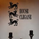 Game of Thrones Sigils House of Clegane Vinyl Wall Sticker Decal 22"h x 24"w Game of Thrones Sigils House of Clegane Vinyl Wall Sticker Decal 22"h x 24"w