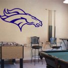 Denver Broncos Football Vinyl Wall Sticker Decal 37" w x 22" h Denver Broncos Football Vinyl Wall Sticker Decal 37" w x 22" h