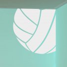 Volleyball Room Corner Sports Vinyl Sticker Decal 23"h x 22"w