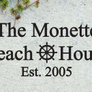 Custom Beach House Vinyl Wall Sticker Decal 15"h x 36"-40"w