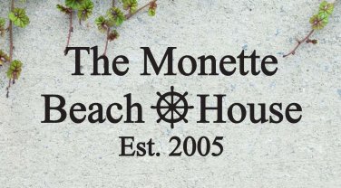 Custom Beach House Vinyl Wall Sticker Decal 15"h x 36"-40"w