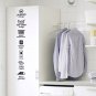 Wash Dry Fold Iron Laundry Room Vinyl Wall Quote Sticker Decal 22"h x 3"w