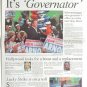 Arnold Schwarzenegger HOLLYWOOD Newspaper GOVERNATOR Very Rare FREE SHIPPING