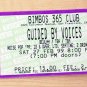 GUIDED BY VOICES Beulah TICKET Bimbo's 365 NOISE POP Free Shipping