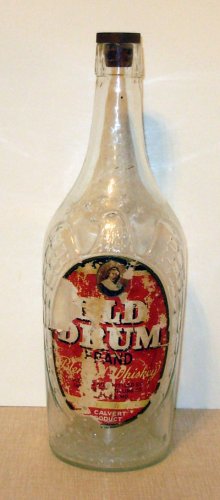 Old Drum Brand WHISKEY Bottle GALLON SIZE Vintage RARE