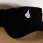 Jack In The Box Black Visor Silver EMBROIDERED Logo FREE SHIPPING