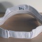 Jack In The Box White Visor Black EMBROIDERED Logo FREE SHIPPING