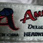 Jack In The Box White Visor Black EMBROIDERED Logo FREE SHIPPING
