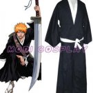 Bleach Ichigo Kurosaki Soul Reaper Cosplay Costume