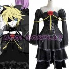 Vocaloid Len Kagamine Black Cosplay Costume,all size