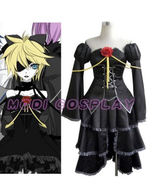 Vocaloid Len Kagamine Black Cosplay Costume,all size