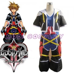 Kingdom Hearts II 2 Sora Anime Costume Cosplay