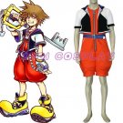 Kingdom Hearts Sora Anime Cosplay Costume,all size