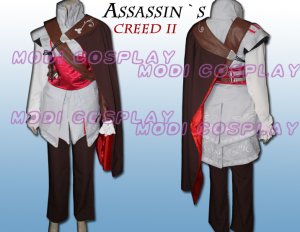 Assassin's Creed II Ezio Anime Cosplay Costume,all size