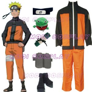Naruto Shippuden Uzumaki Men`s Cosplay Costume,all size