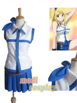 Fairy Tail Lucy Anime Costume Cosplay,NEW