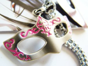 Black Butler Mask Cosplay Costume Keychain Accessory