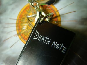 Death Note Dog Tag Anime Cosplay Costume Keychain