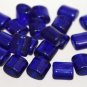 Sterling Silver & Cobalt Blue Glass Beaded Necklace