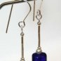 Sterling Silver & Cobalt Blue Glass Beaded Bracelet