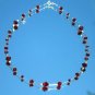 .925 Sterling Silver Siam Ruby Red Crystals made with SWAROVSKI ELEMENTS
